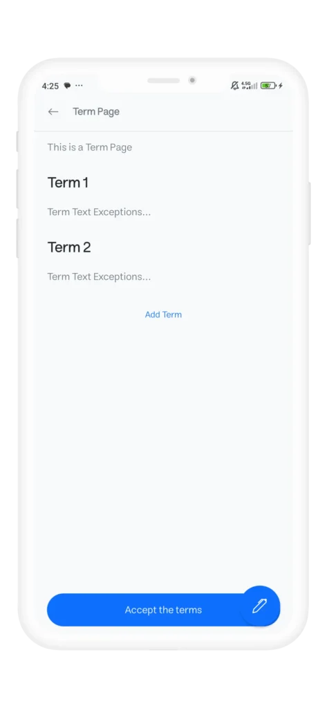 Term Page in Applin App Builder