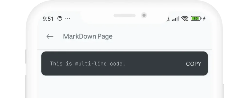 MarkDown in applin